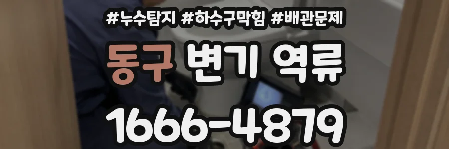 동구 변기 역류