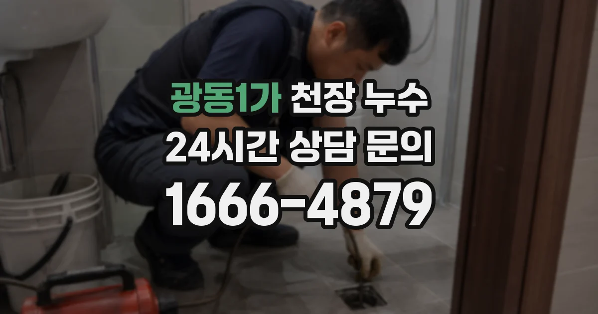 광동1가 천장 누수