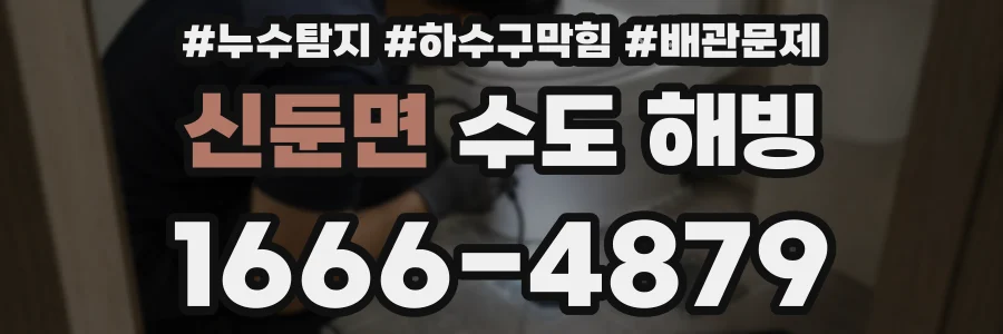 신둔면 수도 해빙