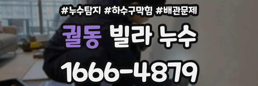 궐동 빌라 누수