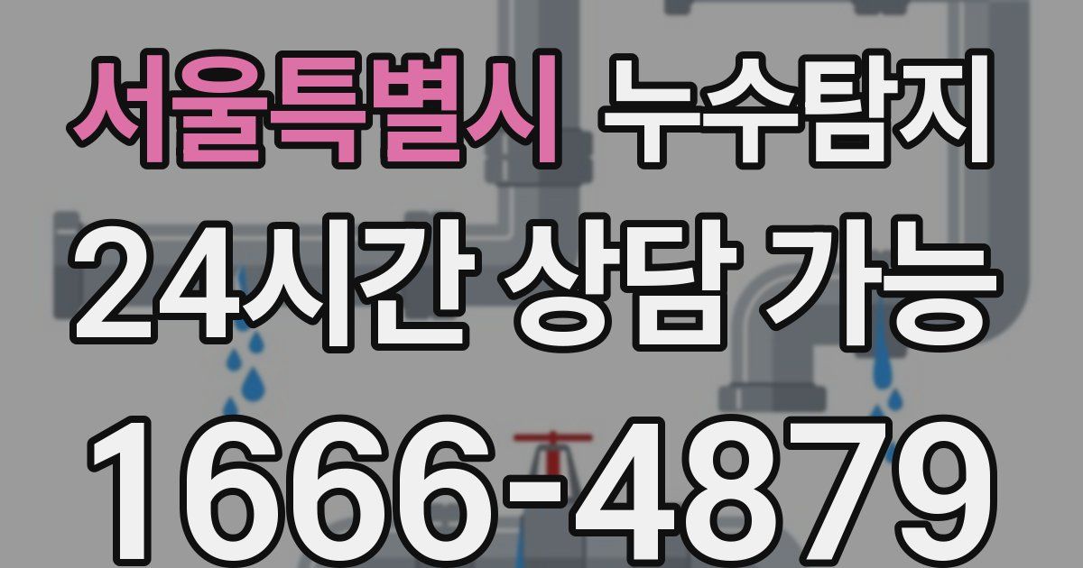 태평로2가 누수