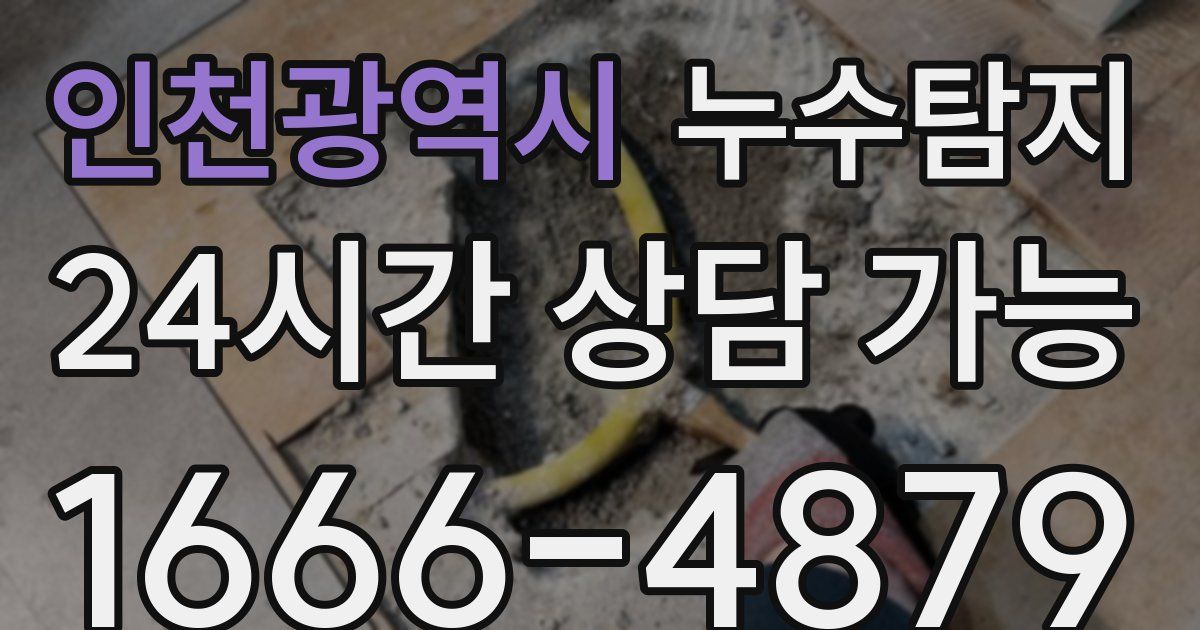 인천광역시 누수