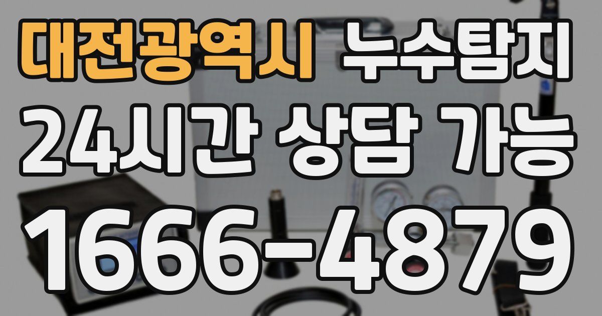 대전광역시 누수