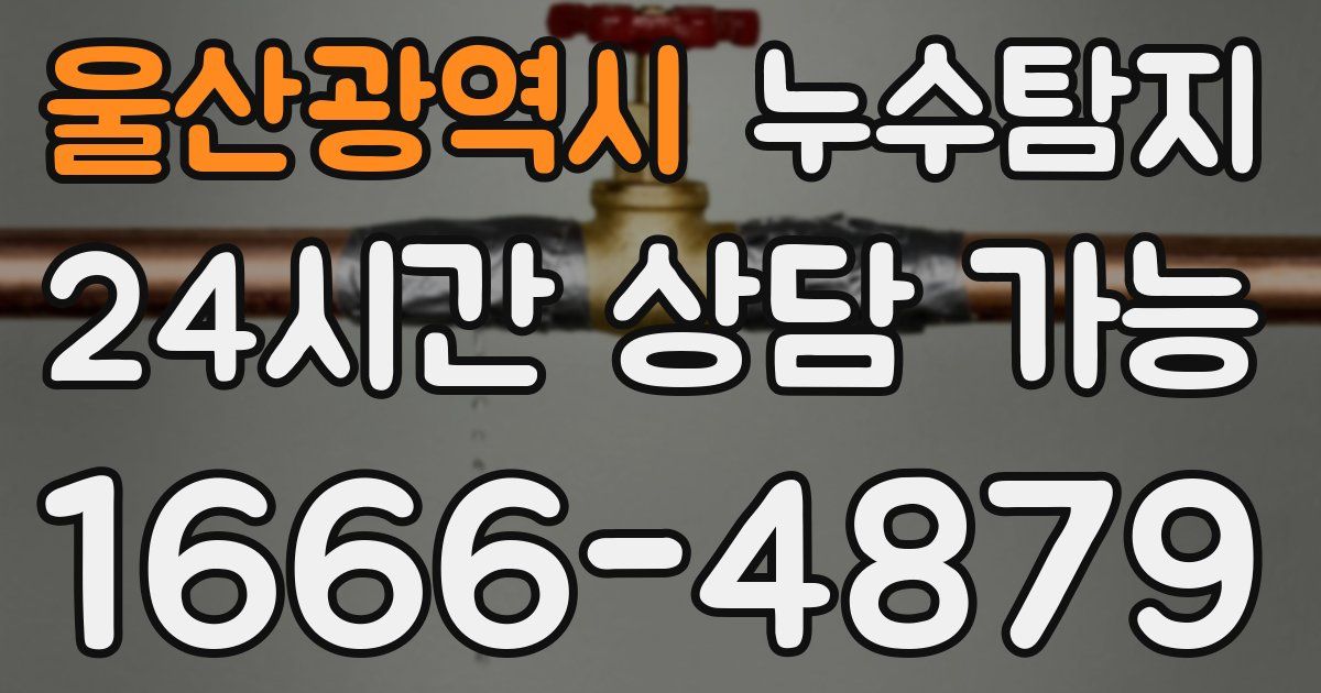 울산광역시 누수