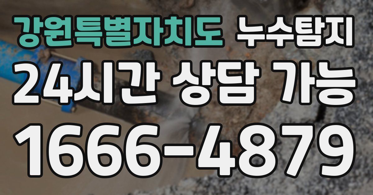 강원특별자치도 누수