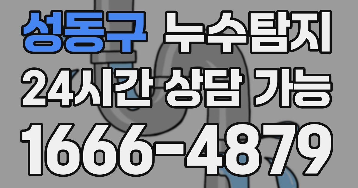 성동구 누수