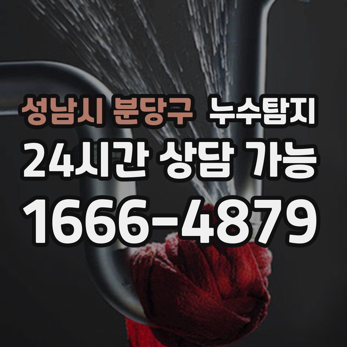 성남시 분당구 누수탐지