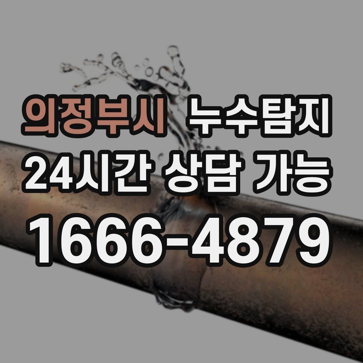 의정부시 누수탐지 단독주택 외부 관로 점검 이야기