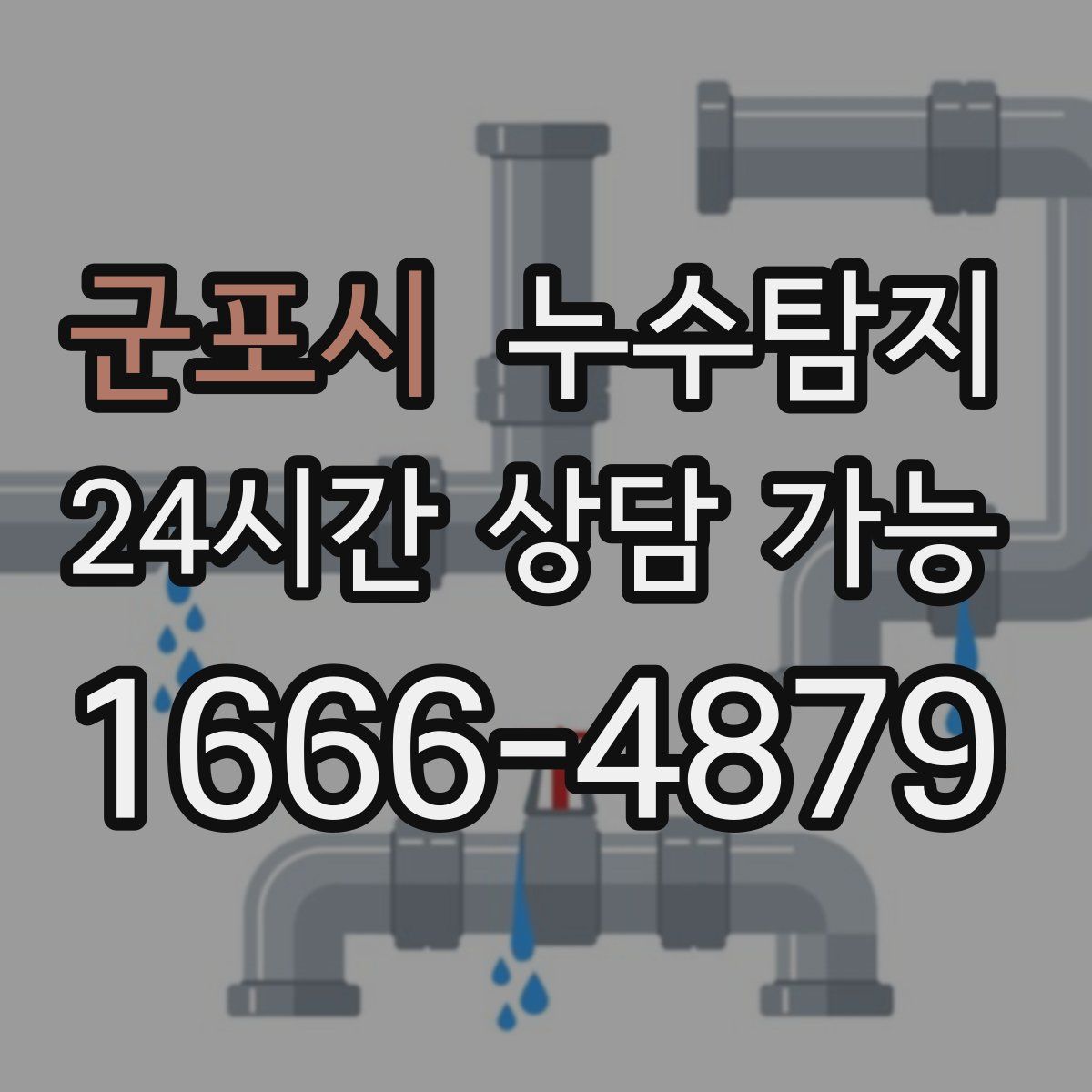 군포시 누수탐지