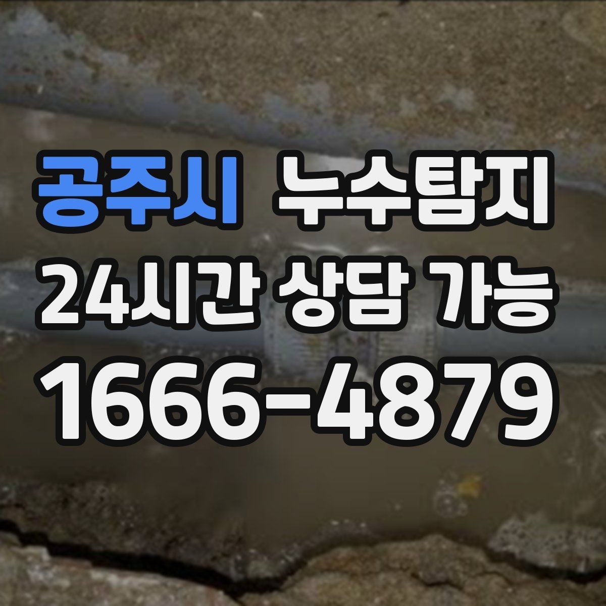 공주시 누수탐지 보이지 않는 누수도 정확하게