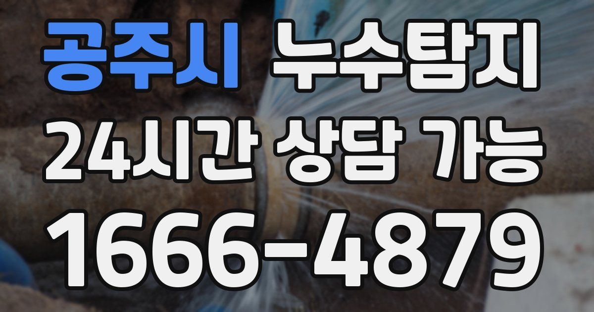 공주시 누수
