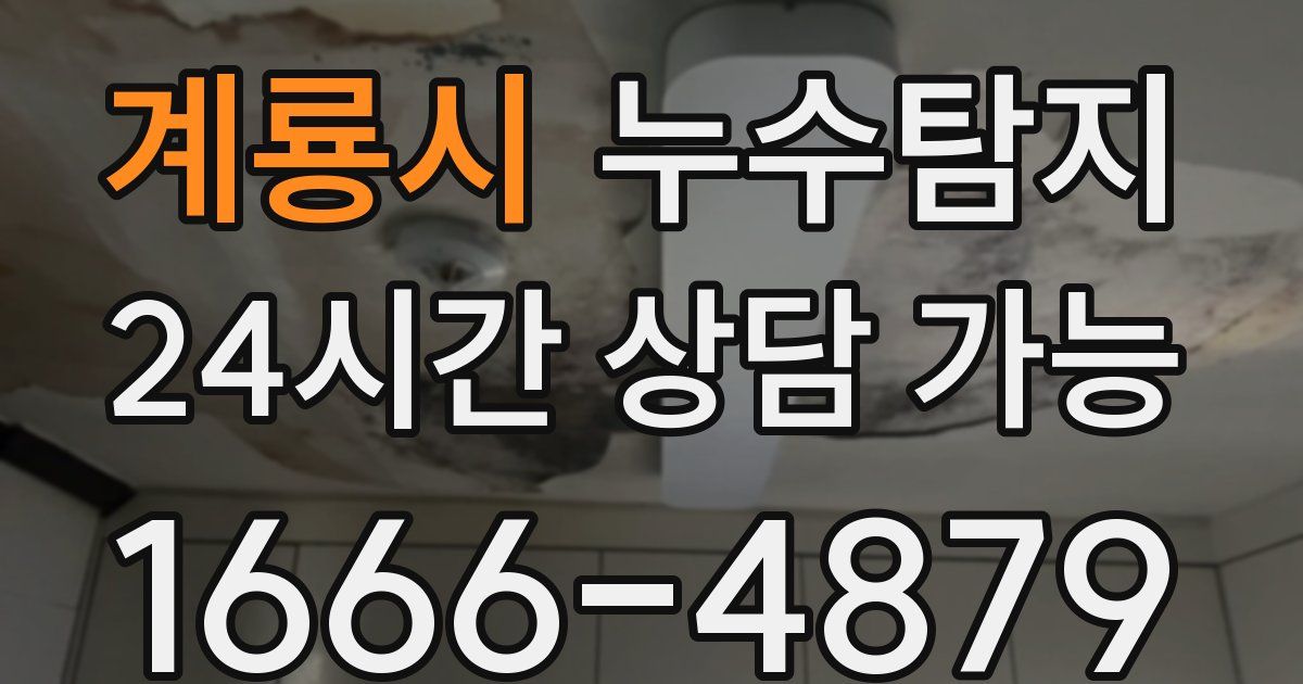 계룡시 누수