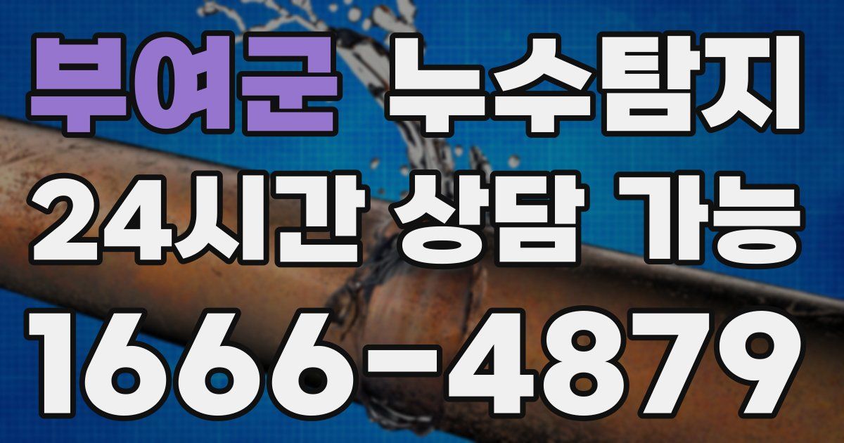 부여군 누수