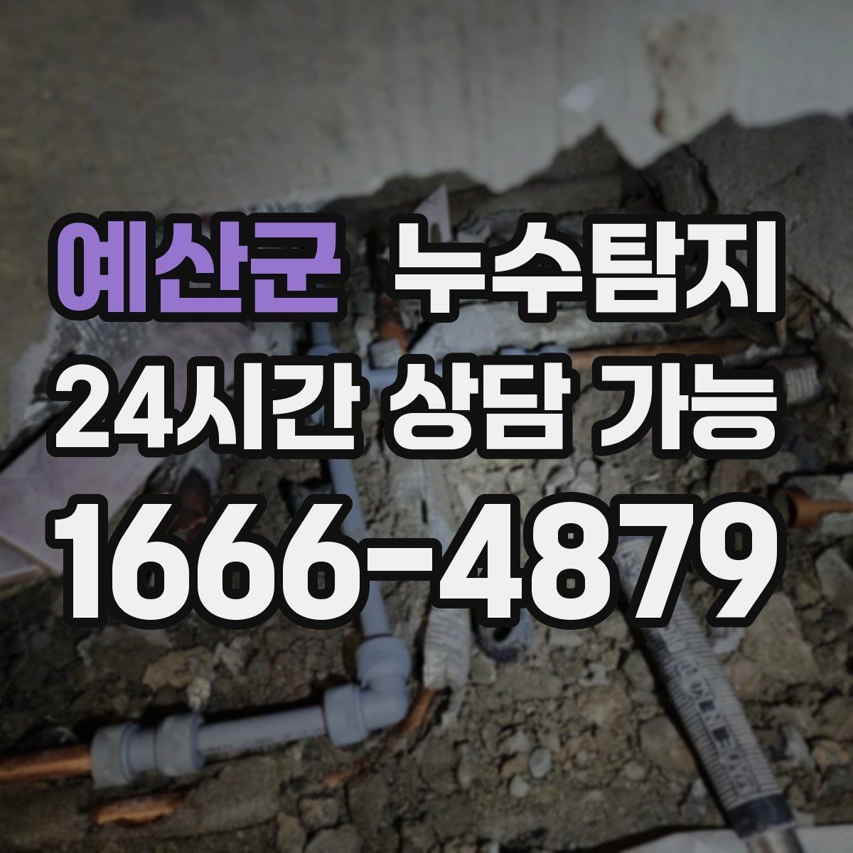 예산군 누수탐지 공용배관 의심 구간 찾은 날