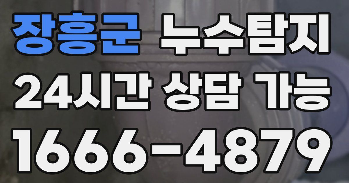 장흥군 누수