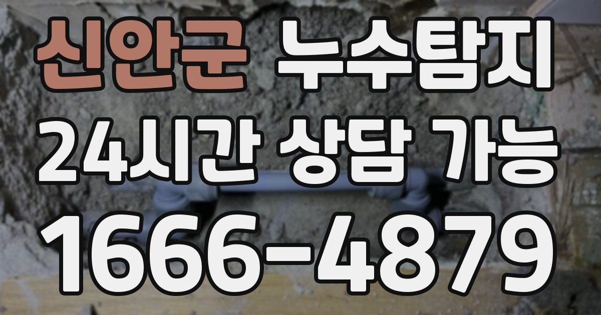 신안군 누수
