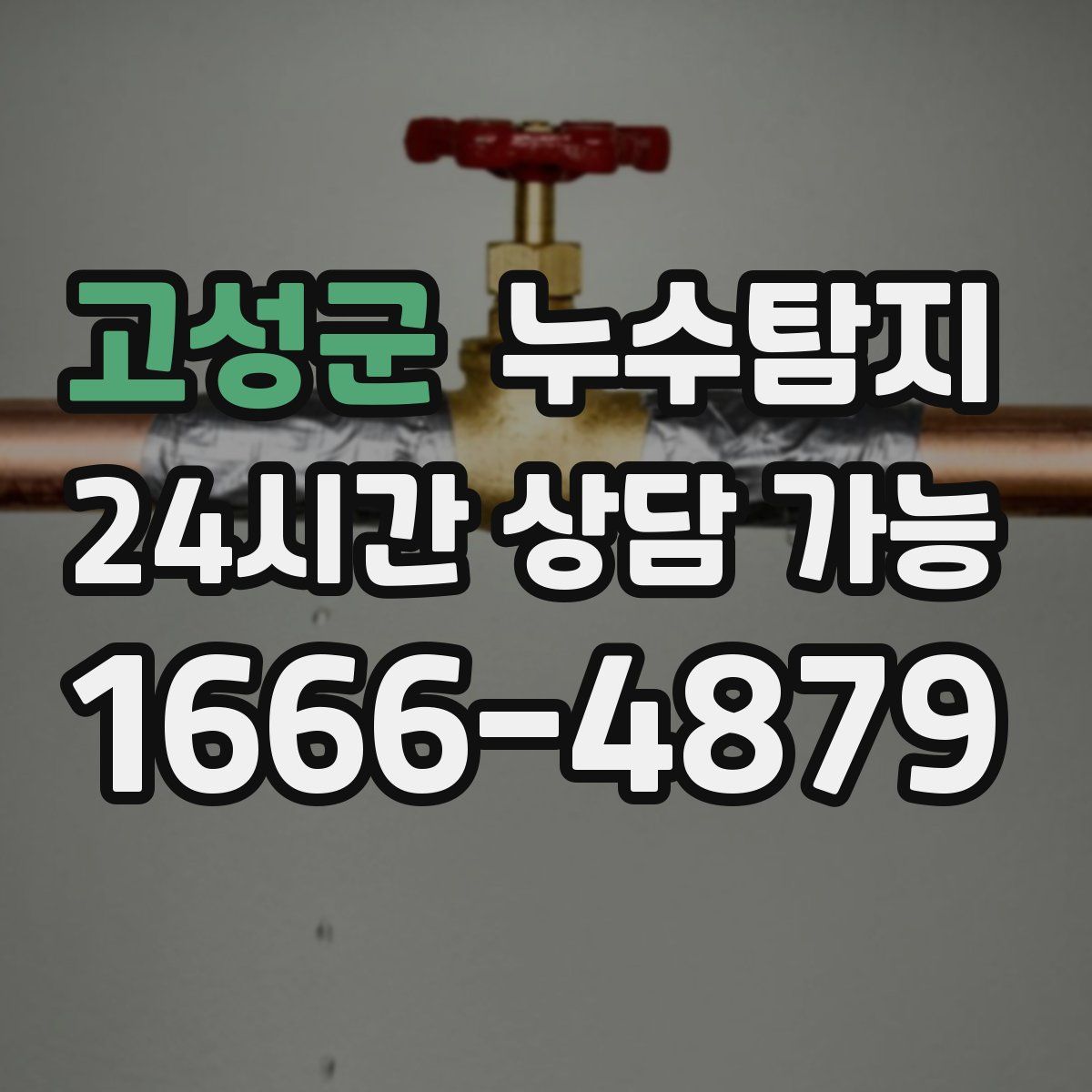 고성군 누수탐지