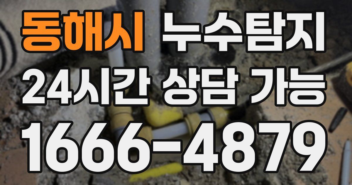 동해시 누수