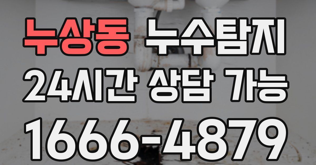 누상동 누수