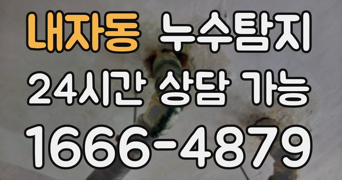 내자동 누수