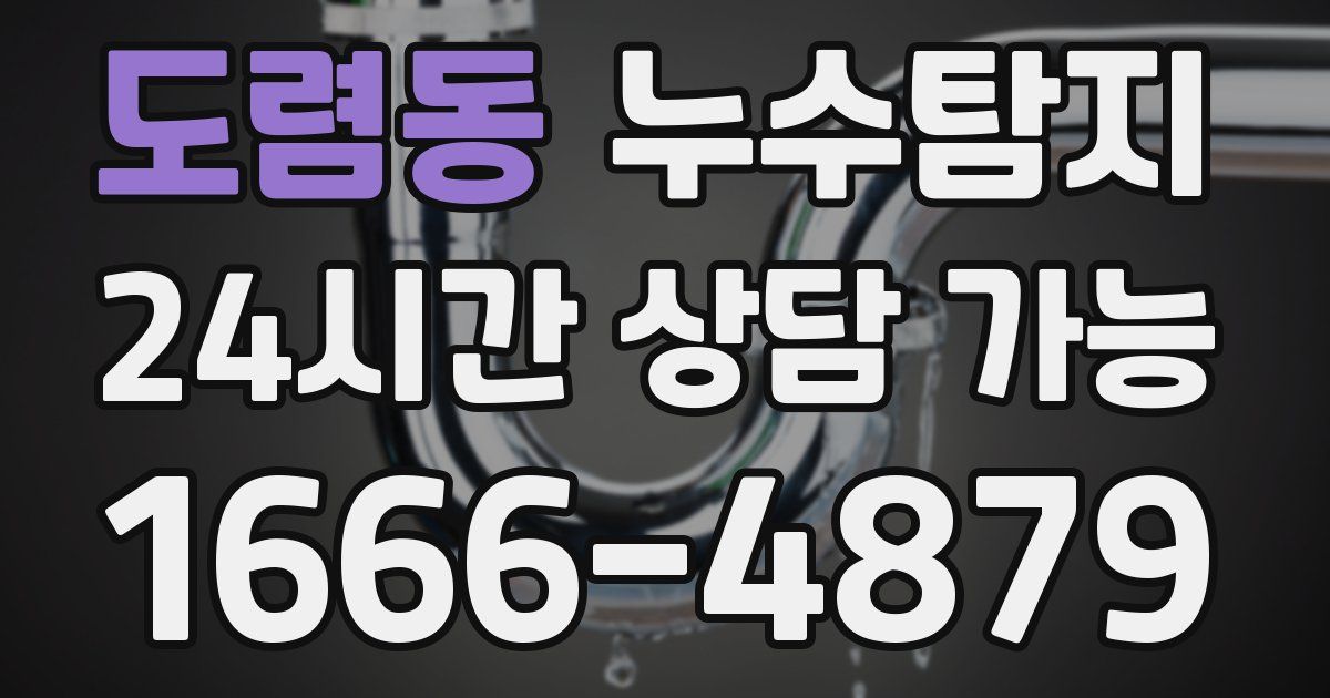 도렴동 누수