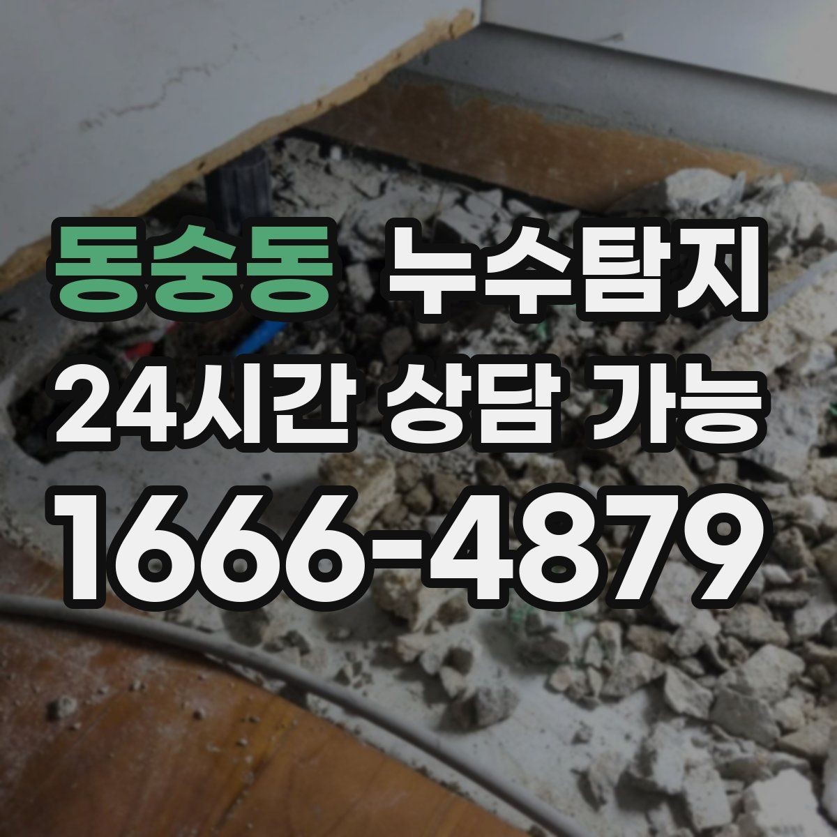 동숭동 누수탐지 이웃과 원만히 해결한 사례