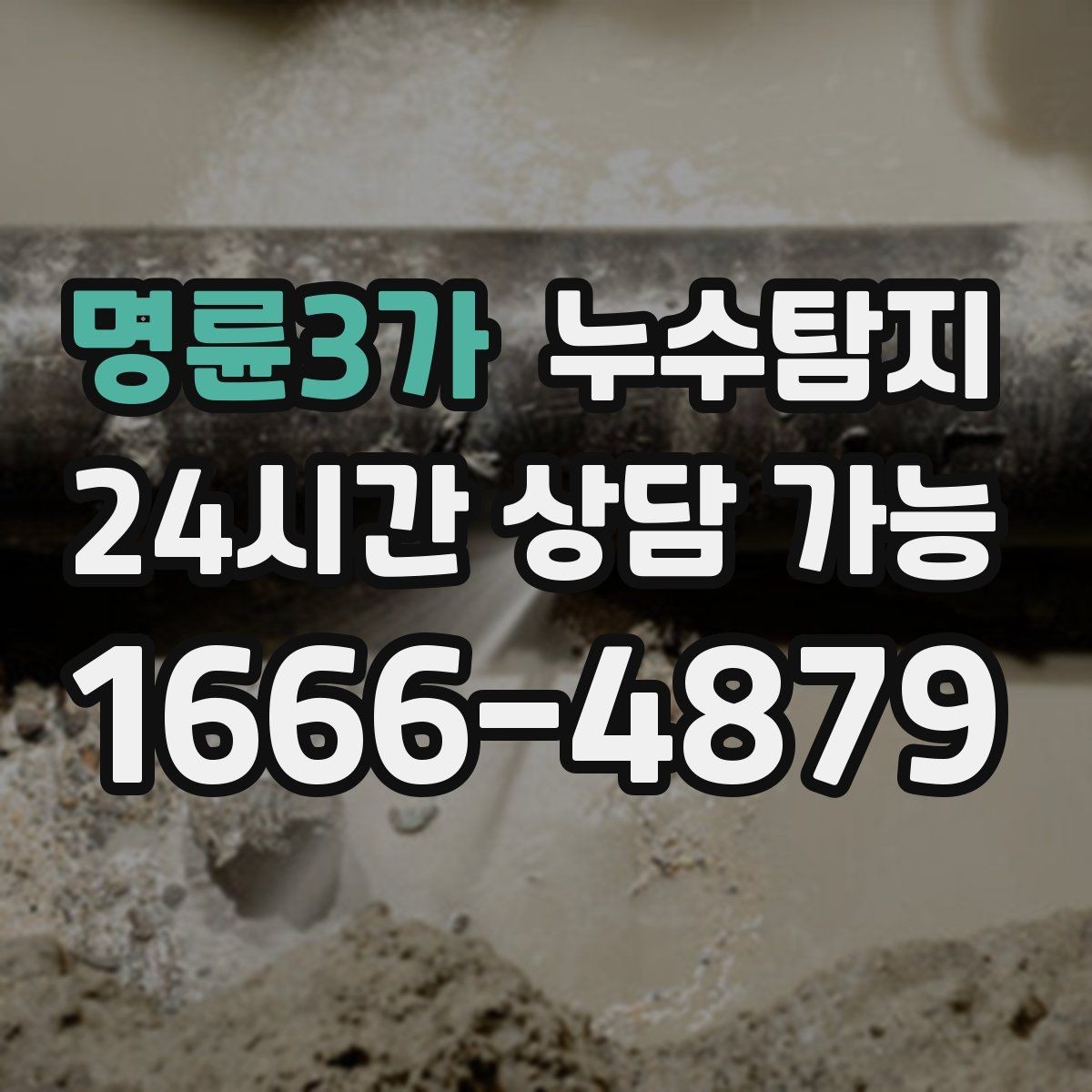 명륜3가 누수탐지 우리 가족을 지킨 빠른 판단