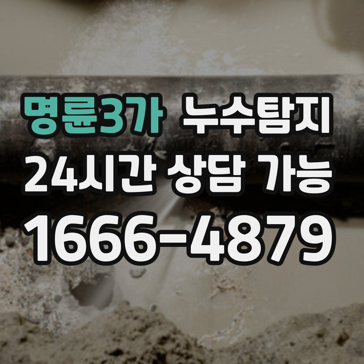 명륜3가 누수탐지