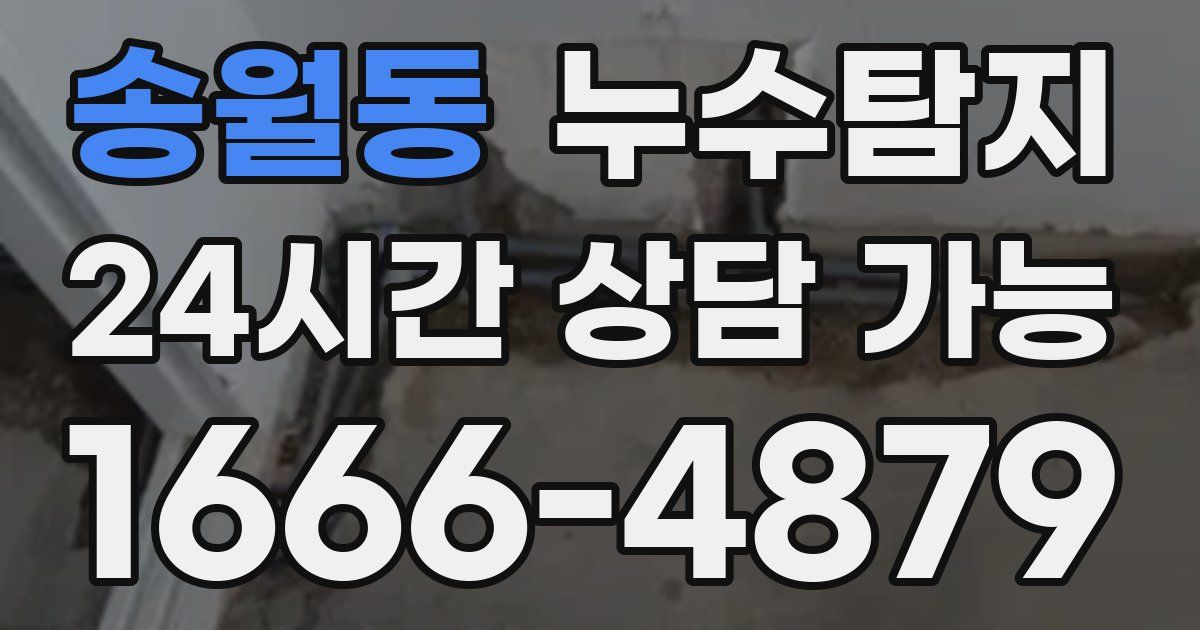 송월동 누수