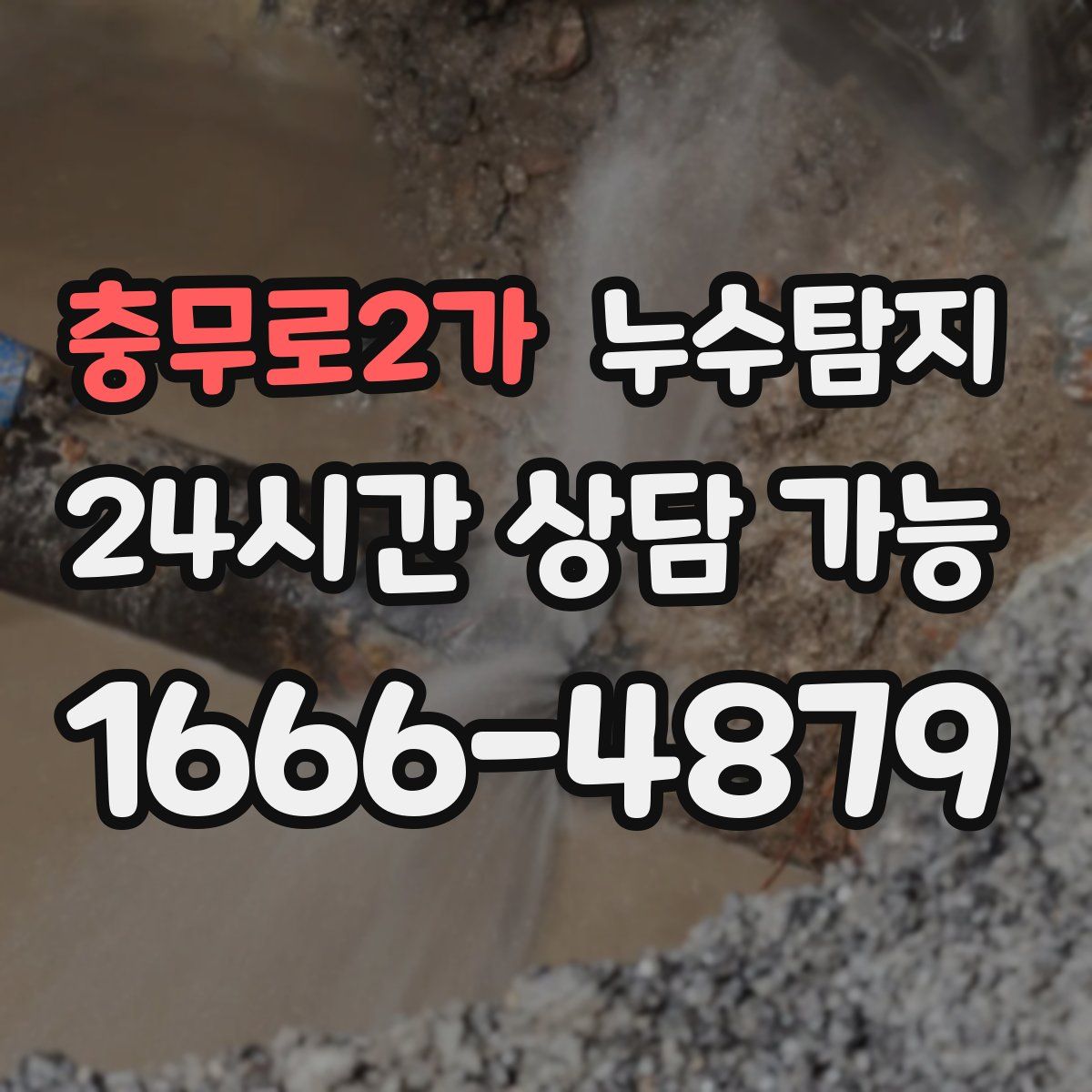 충무로2가 누수탐지