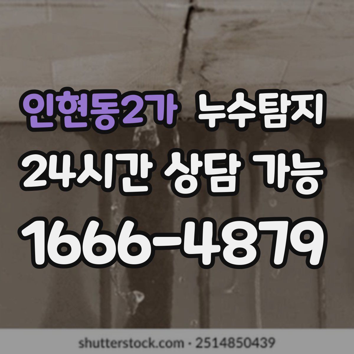 인현동2가 누수탐지