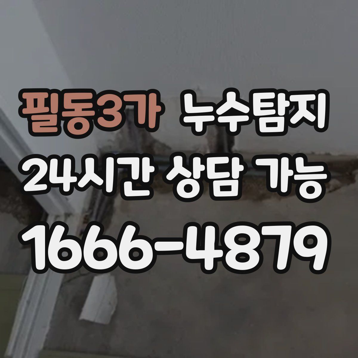 필동3가 누수탐지