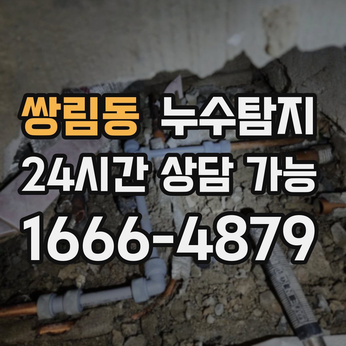 쌍림동 누수탐지