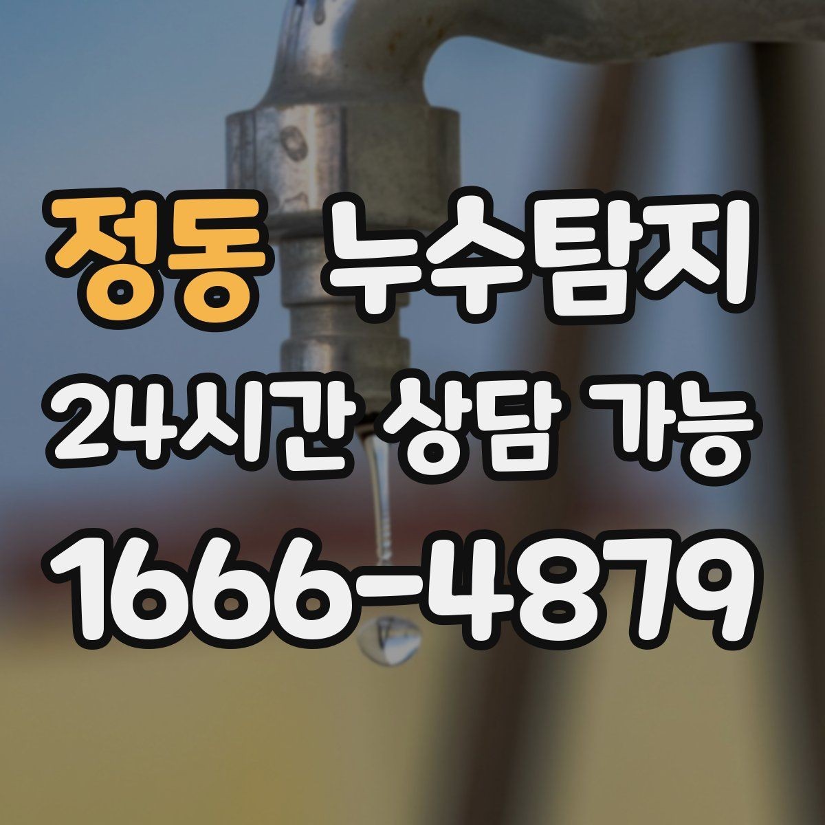 정동 누수탐지 빠른 방문 당일 진단 가능