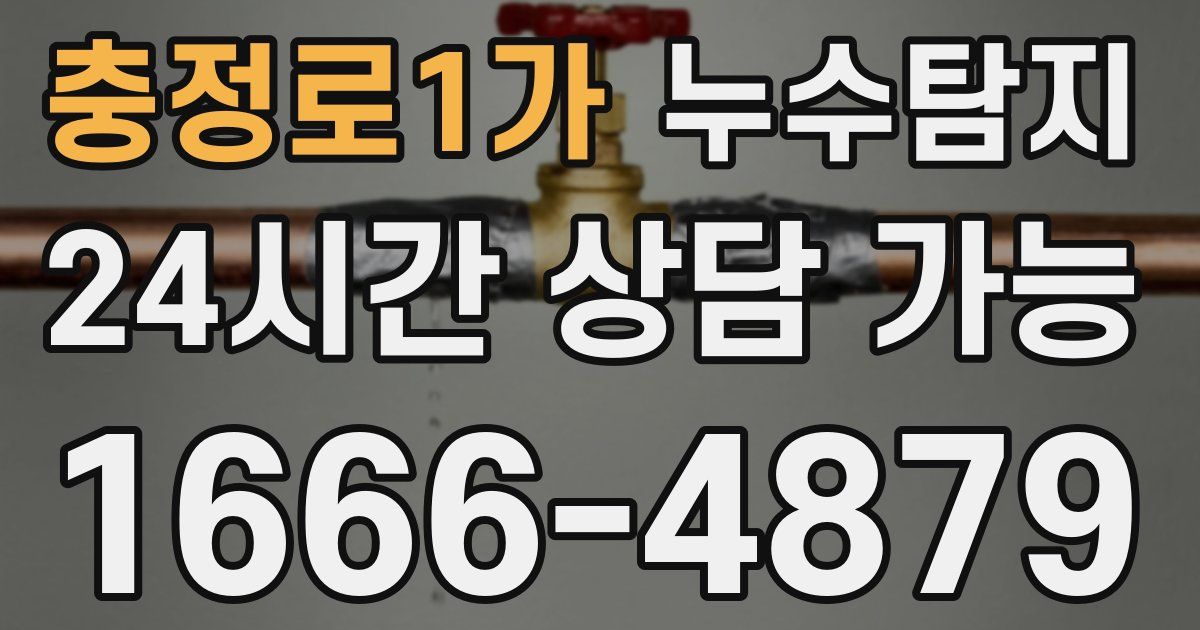 충정로1가 누수