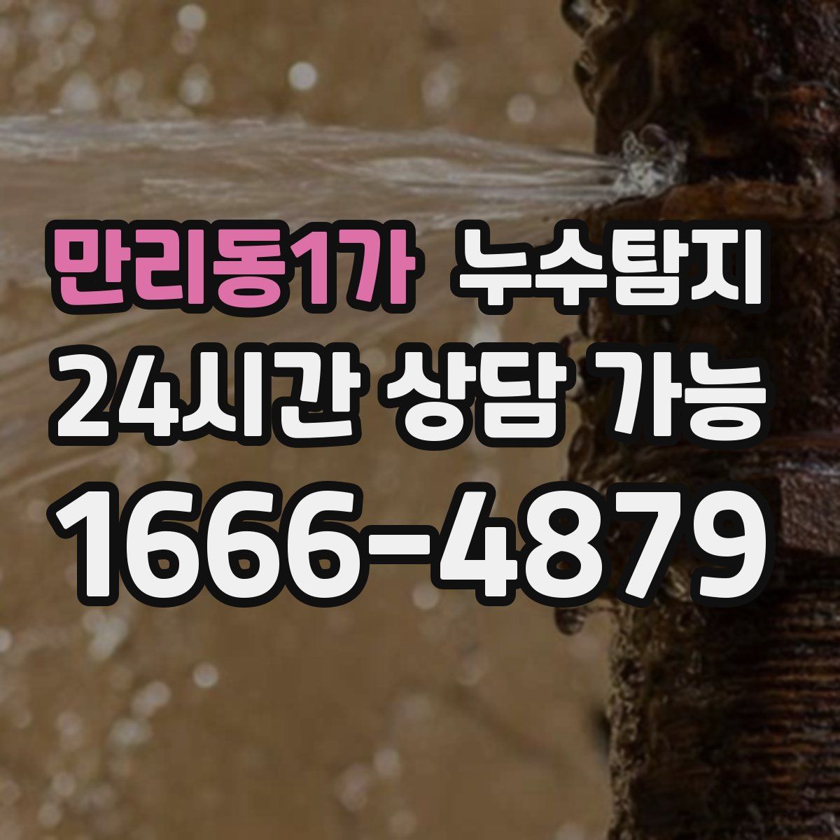 만리동1가 누수탐지