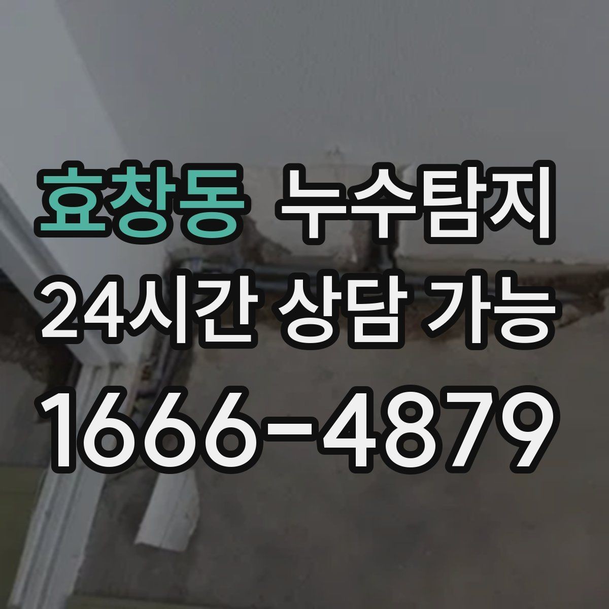효창동 누수탐지 타일 속 누수까지 꼼꼼히