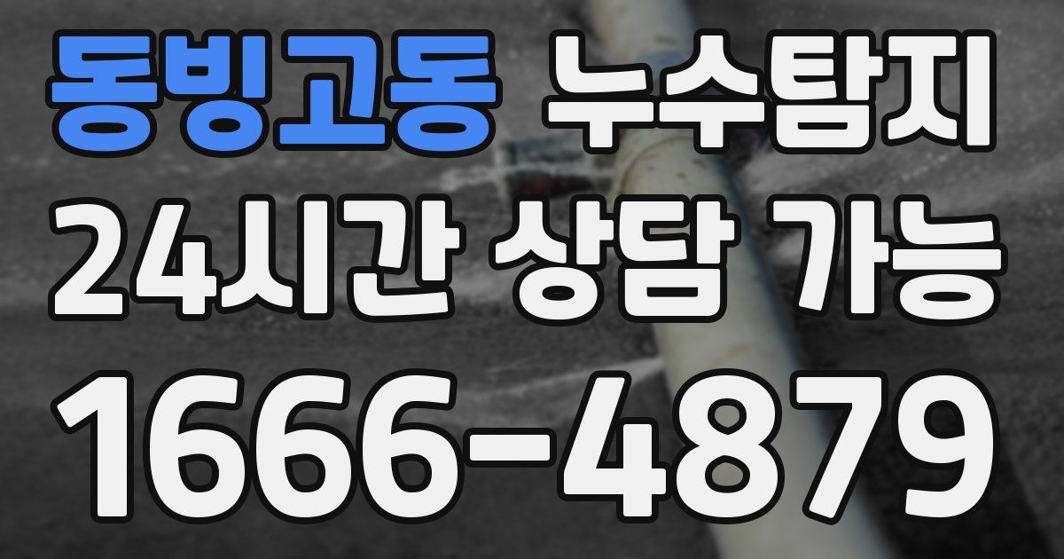 동빙고동 누수