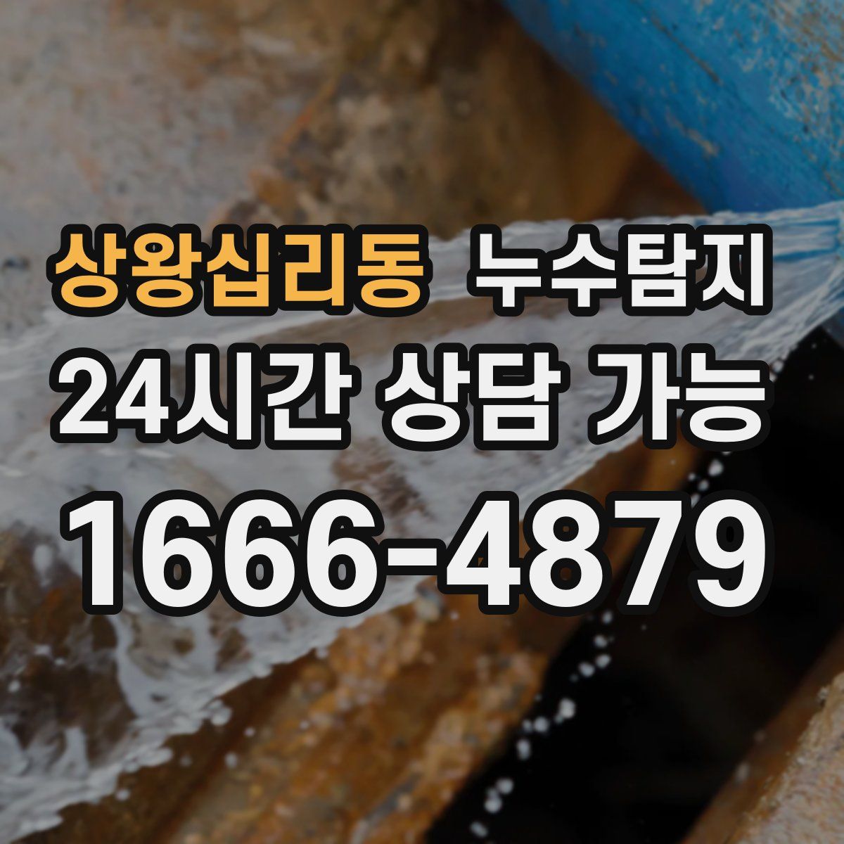 상왕십리동 누수탐지