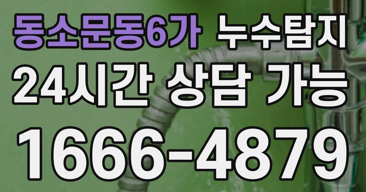 동소문동6가 누수