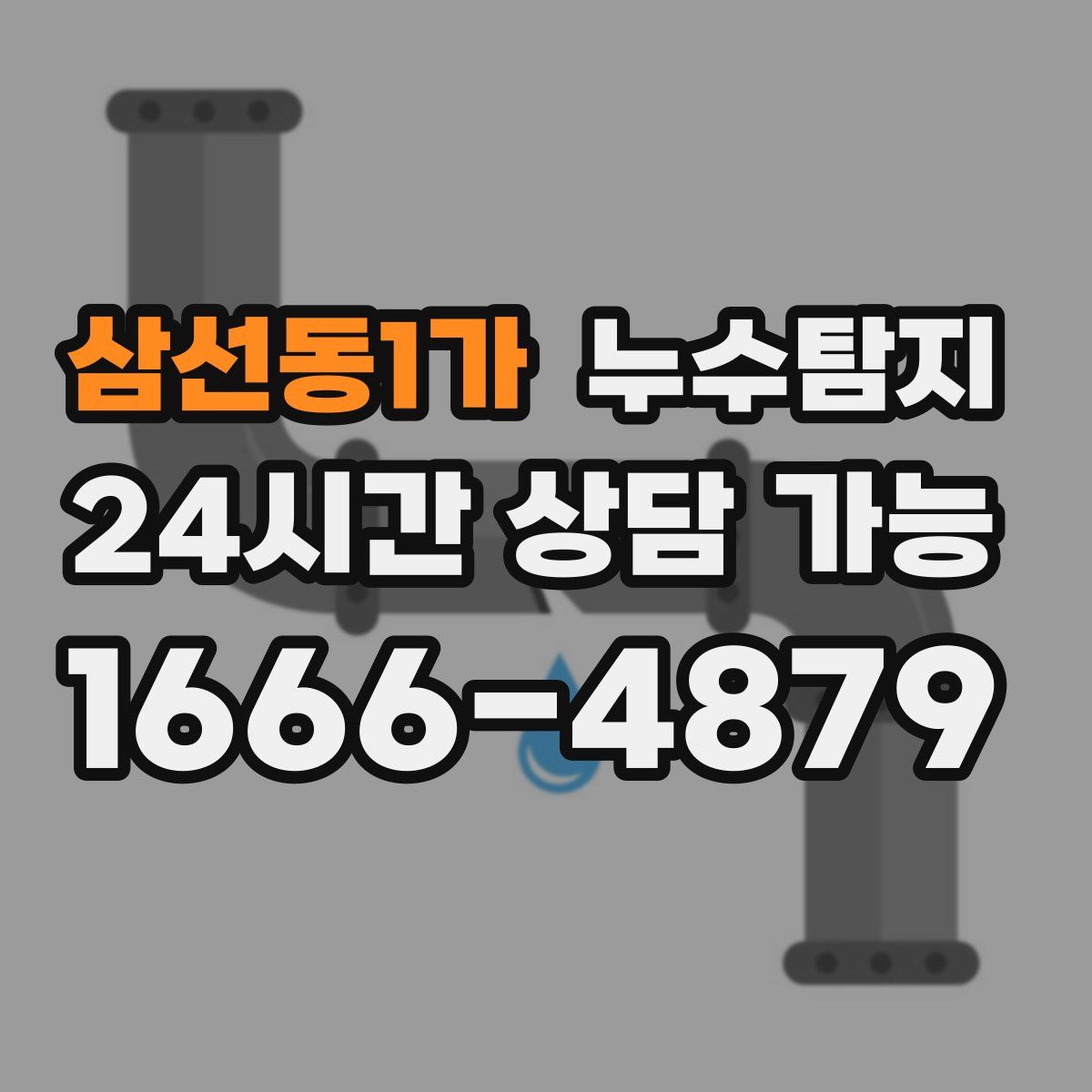 삼선동1가 누수탐지