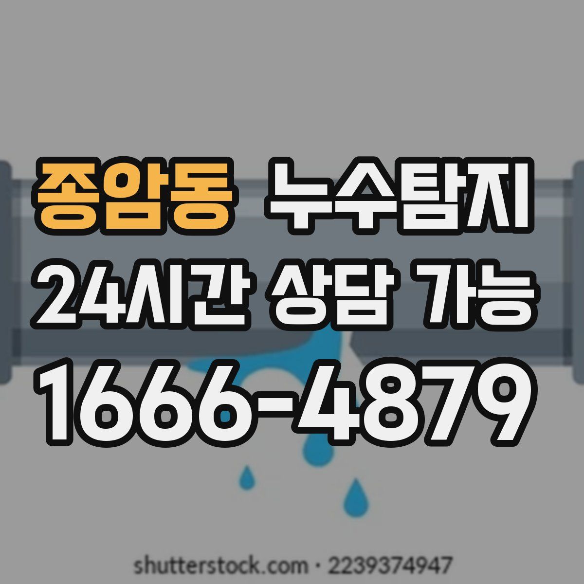 종암동 누수탐지