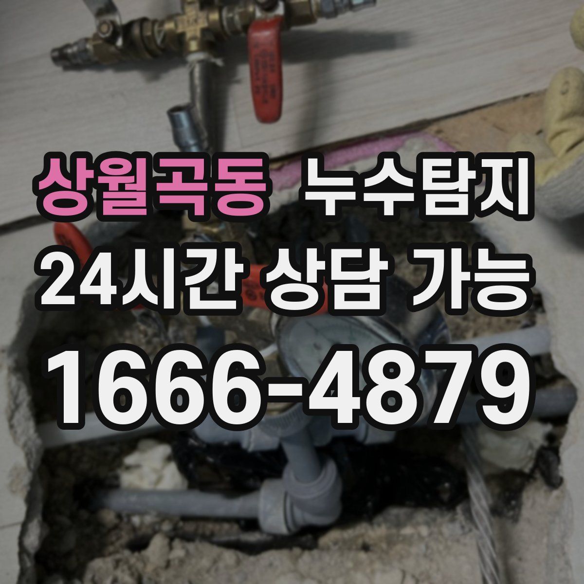 상월곡동 누수탐지
