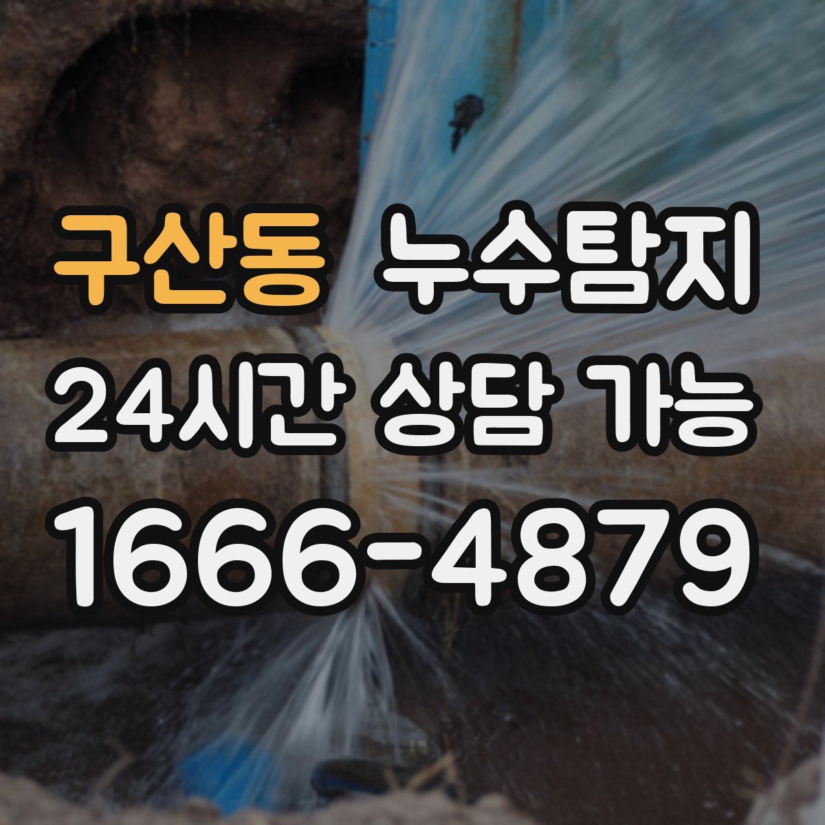 구산동 누수탐지