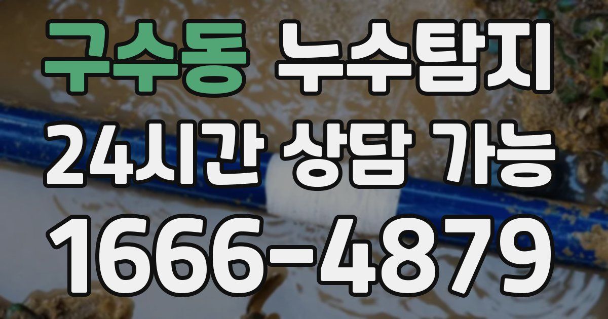 구수동 누수