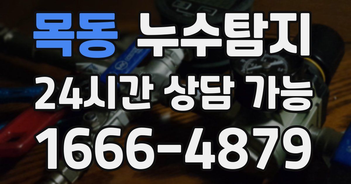 목동 누수