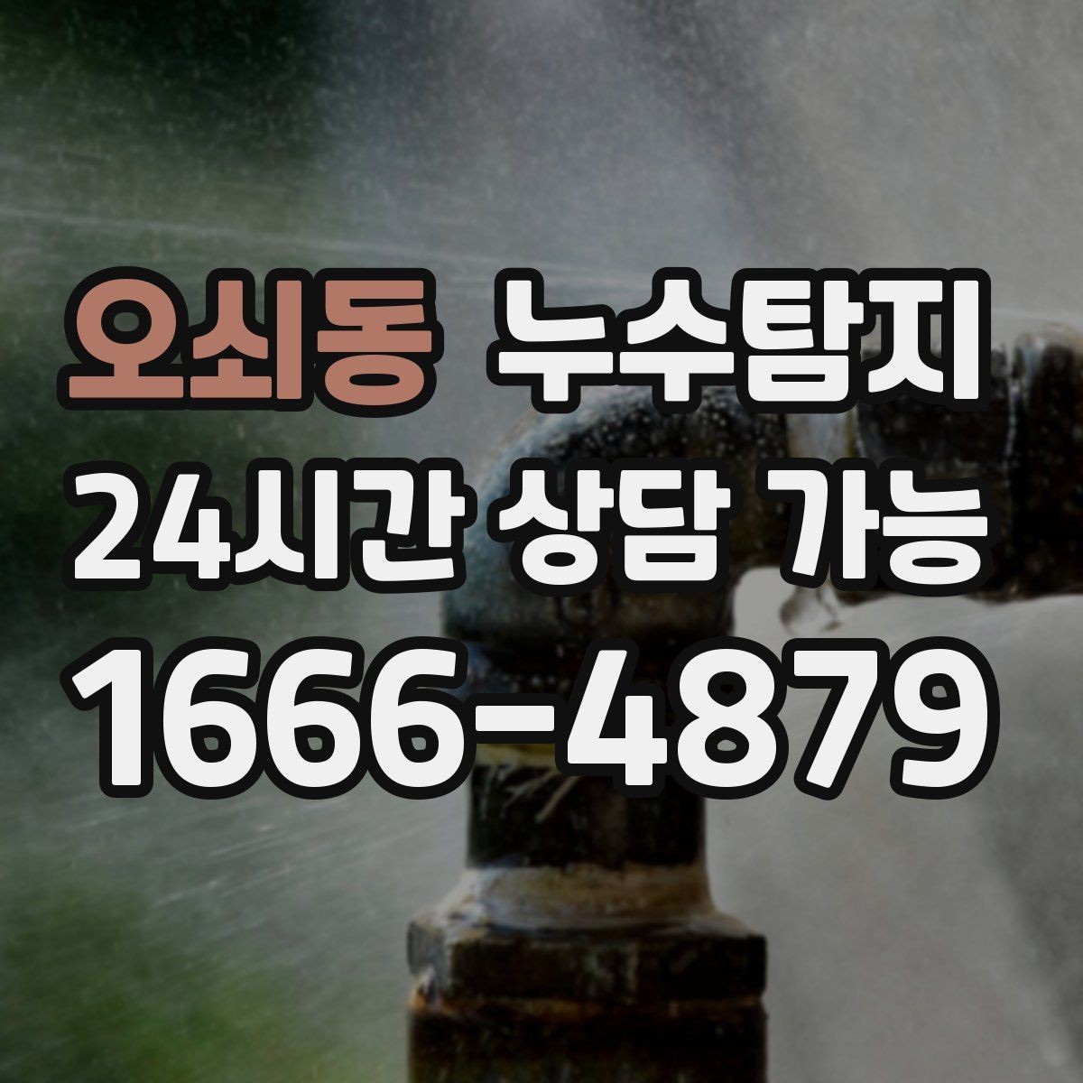 오쇠동 누수탐지 촬영 데이터로 확인한 변화