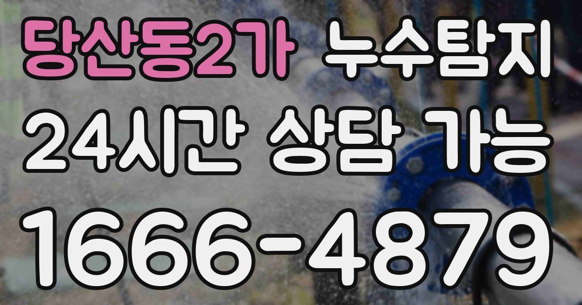 당산동2가 누수