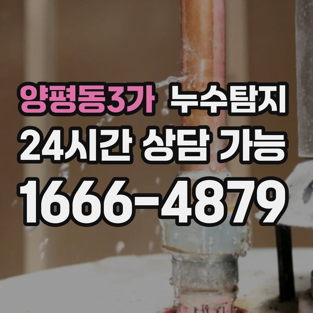양평동3가 누수탐지