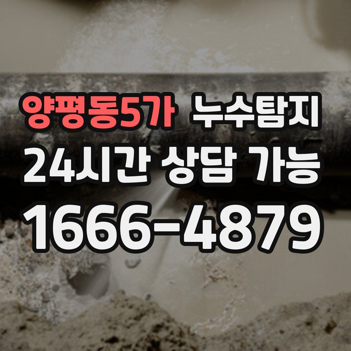 양평동5가 누수탐지